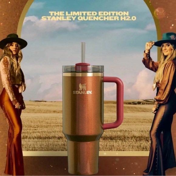 Stanley Other - 🌟 STANLEY X LAINEY WILSON COUNTRY GOLD QUENCHER H2.0 FLOWSTATE™ TUMBLER …